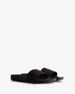 Hunter Women's Elastic Slides Black - Image 3