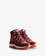 Hunter Women's Explorer Insulated Lace-Up Commando Boots Muted Berry-Ruskea Brown-Fall Red - Image 3