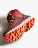 Hunter Women's Explorer Insulated Lace-Up Commando Boots Muted Berry-Ruskea Brown-Fall Red - Image 5