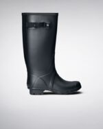 Hunter Women's Huntress Wide Leg Rain Boots Navy - Image 2