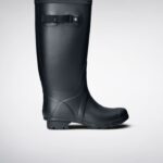 Hunter Women's Huntress Wide Leg Rain Boots Navy