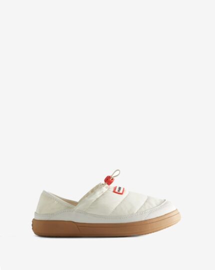 Hunter Women's In/Out Insulated Slipper White Willow-Gum