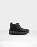 Hunter Women's Insulated Ankle Snow Boots Black