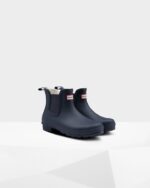 Hunter Women's Insulated Chelsea Boots Navy - Image 3