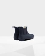 Hunter Women's Insulated Chelsea Boots Navy - Image 4