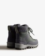 Hunter Women's Insulated Recycled Polyester Commando Boots Arctic Moss Green-Henson Navy - Image 4