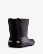 Hunter Women's Insulated Roll Top Vegan Shearling Boots Hunter Navy - Image 5