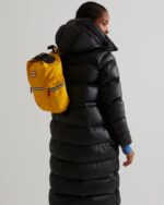 Hunter Women's Insulated Rubberized Long Puffer Coat Black - Image 5