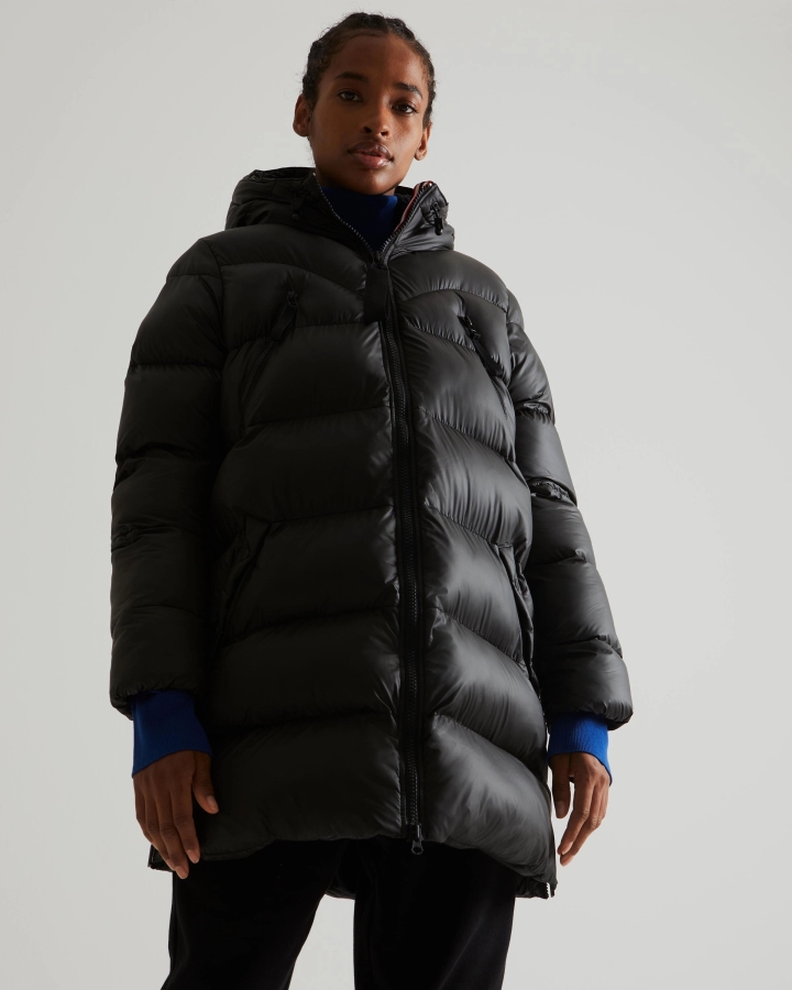 hunter_womens_insulated_rubberized_puffer_jacket_black.jpg Hunter Women's Insulated Rubberized Puffer Jacket Black - Image 1