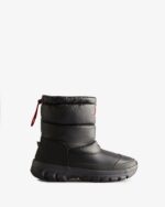 Hunter Women's Insulated Short Snow Boots Black - Image 2