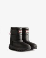 Hunter Women's Insulated Short Snow Boots Black - Image 3