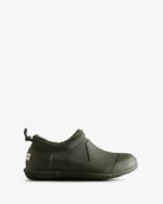 Hunter Women's Insulated Vegan Shearling Shoe Dark Olive - Image 2