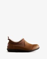 Hunter Women's Insulated Vegan Shearling Shoe Thicket Brown - Image 2