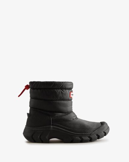 Hunter Women's Intrepid Insulated Short Snow Boots Black