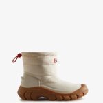 Hunter Women's Intrepid Insulated Short Snow Boots White Willow-Gum