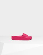 Hunter Women's Lightweight Moulded Sliders Burdock Pink - Image 3