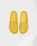 Hunter Women's Lightweight Moulded Sliders Sunflower Yellow - Image 2