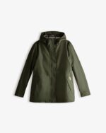Hunter Women's Lightweight Waterproof Jacket Dark Olive - Image 2