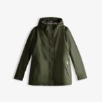 Hunter Women's Lightweight Waterproof Jacket Dark Olive