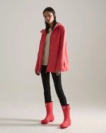 Hunter Women's Lightweight Waterproof Jacket Rowan Pink - Image 4