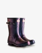 Hunter Women's Nebula Short Rain Boots Stornoway Blue - Image 3