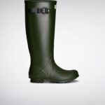 Hunter Women's Norris Field Neoprene Lined Rain Boots Vintage Green