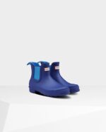 Hunter Women's Original Chelsea Boots Bitter Indigo-Polar Blue - Image 3