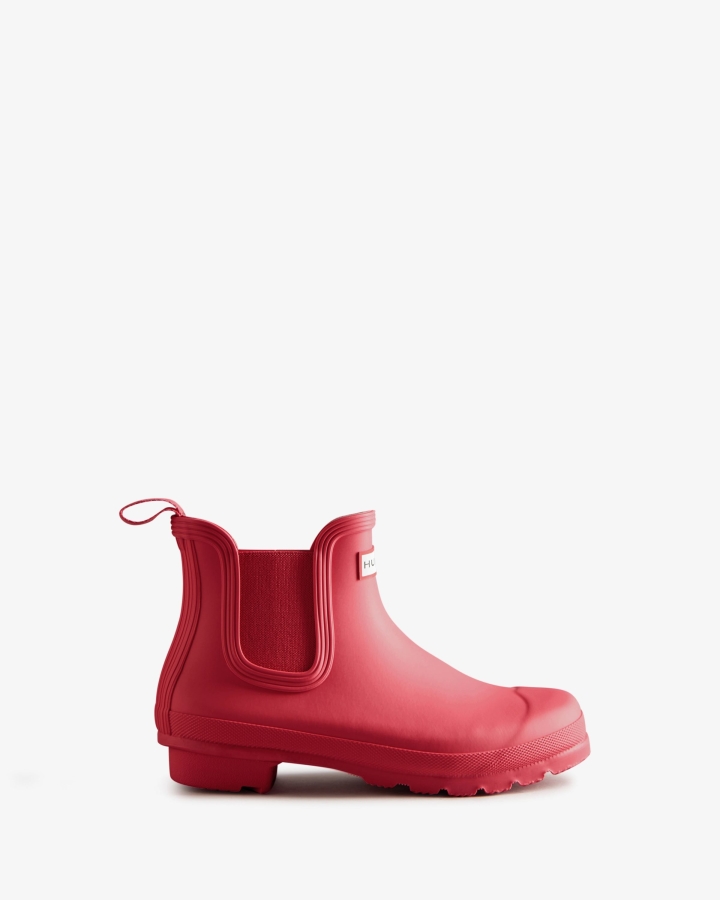 hunter_womens_original_chelsea_boots_rowan_pink.jpg Hunter Women's Original Chelsea Boots Rowan Pink - Image 1