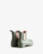 Hunter Women's Original Chelsea Boots Sweet Gale Green-Azalea Pink - Image 4