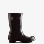 Hunter Women's Original Short Gloss Rain Boots Black