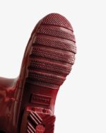 Hunter Women's Original Short Gloss Rain Boots Fall Red - Image 5