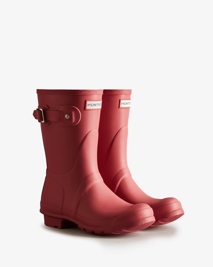 Hunter Women's Original Short Rain Boots Glenmore Rose - Image 3