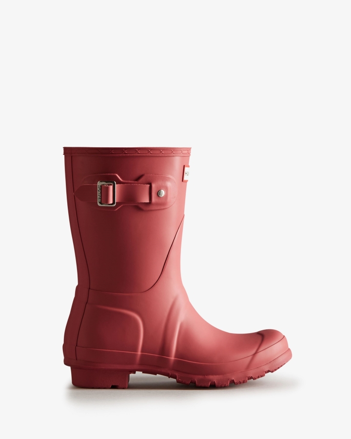 Hunter Women's Original Short Rain Boots Glenmore Rose - Image 1