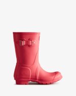 Hunter Women's Original Short Rain Boots Rowan Pink - Image 2