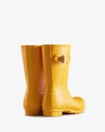 Hunter Women's Original Short Rain Boots Yellow - Image 4