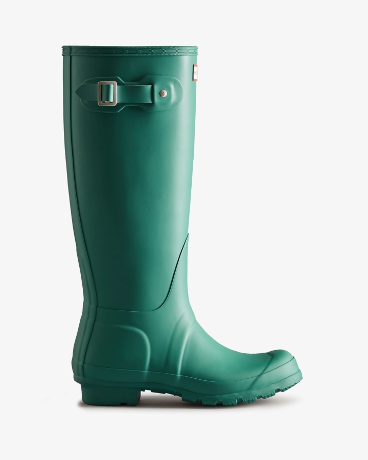 hunter_womens_original_tall_rain_boots_teal_thaw.jpg Hunter Women's Original Tall Rain Boots Teal Thaw - Image 1