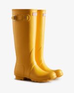 Hunter Women's Original Tall Rain Boots Yellow - Image 3