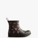 Hunter Women's Play Short Mini Rainbow Rain Boots Mini Rainbow Print