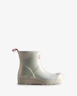 Hunter Women's Play Short Nebula Rain Boots Silver