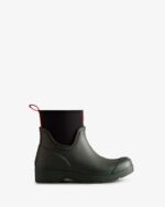 Hunter Women's Play Short Neoprene Rain Boots Arctic Moss Green - Image 2