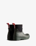 Hunter Women's Play Short Neoprene Rain Boots Arctic Moss Green - Image 5