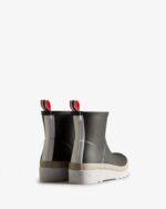 Hunter Women's Play Short Speckle Rain Boots Black-Steall Grey-Spurrey - Image 4