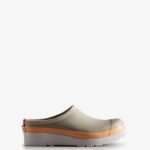 Hunter Women's Play Speckle Sole Clogs Steall Grey-Summit Rise Peach
