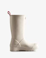 Hunter Women's Play Tall Rain Boots Cast Pale Grey