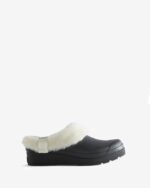 Hunter Women's Play Vegan Shearling Insulated Clogs Black - Image 2