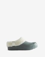Hunter Women's Play Vegan Shearling Insulated Clogs Urban Grey - Image 2