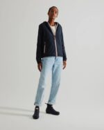 Hunter Women's Recycled Lightweight Packable Jacket Navy - Image 4