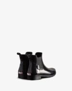 Hunter Women's Refined Gloss Slim Fit Chelsea Boot Black - Image 4