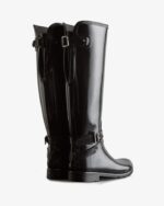 Hunter Women's Refined Slim Fit Adjustable Tall Gloss Rain Boots Black - Image 4