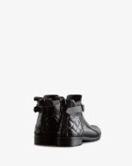 Hunter Women's Refined Slim Fit Quilted Gloss Chelsea Boots Black - Image 3